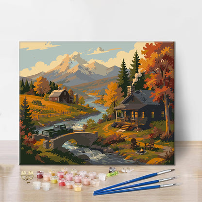 Autumn Haven - Paint by Numbers