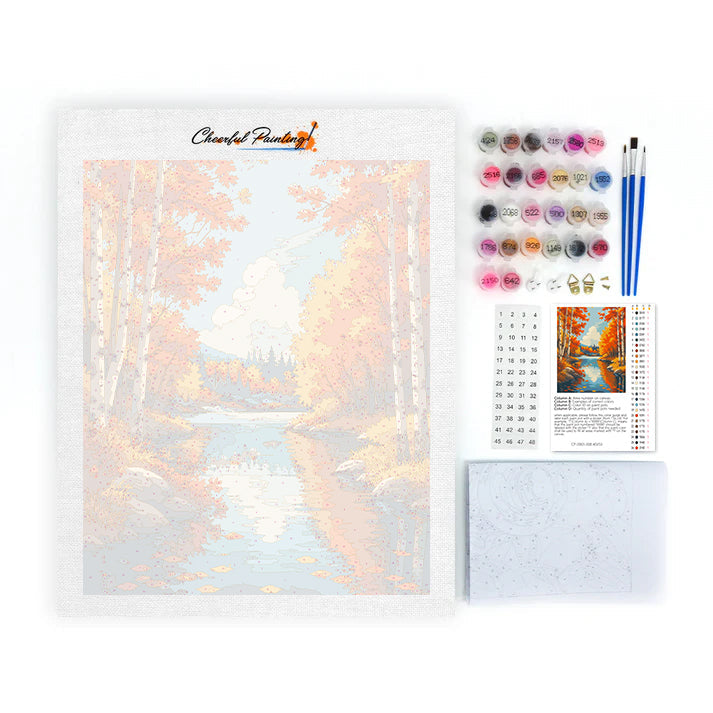 Autumn Lake - Paint by Numbers