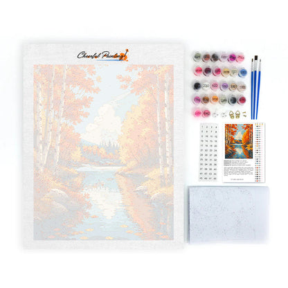 Autumn Lake - Paint by Numbers