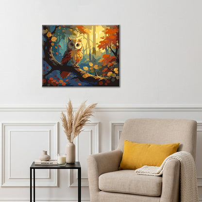 Autumn Owl - Paint by Numbers
