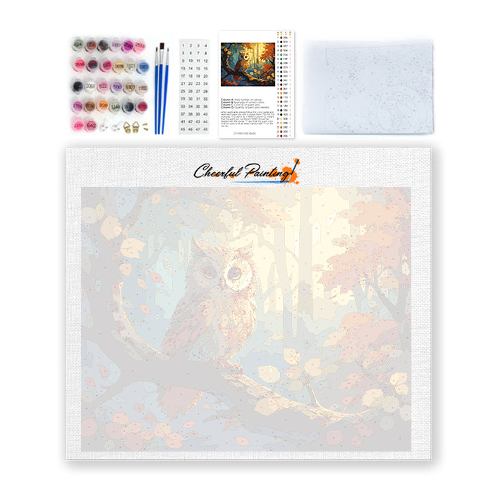 Autumn Owl - Paint by Numbers