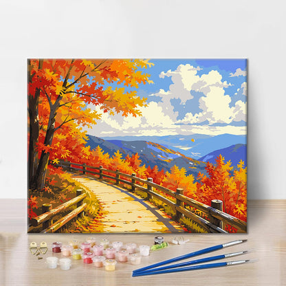 Autumn Trail - Paint by Numbers