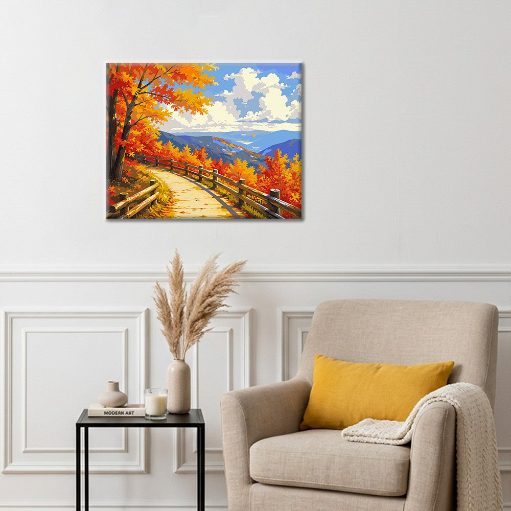 Autumn Trail - Paint by Numbers