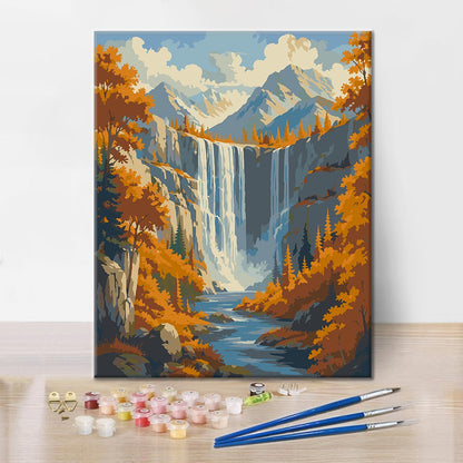 Autumn Valley - Paint by Numbers
