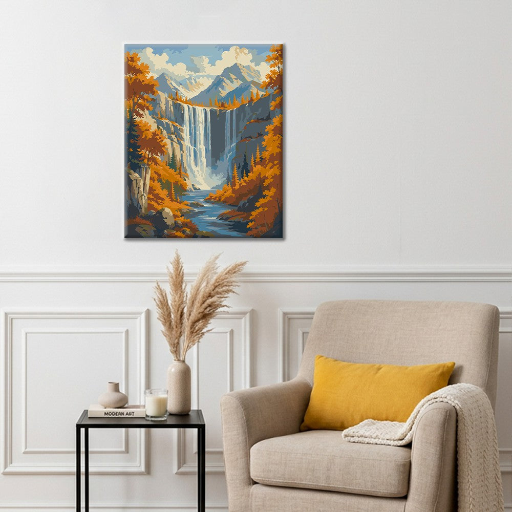 Autumn Valley - Paint by Numbers