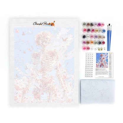 Blooming Bones - Paint by Numbers