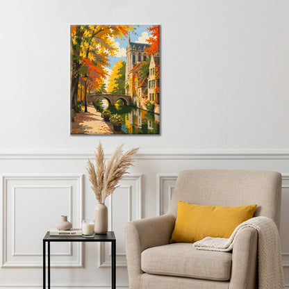 Canal Town - Paint by Numbers