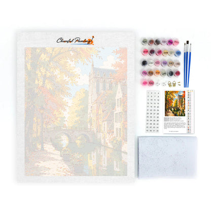 Canal Town - Paint by Numbers