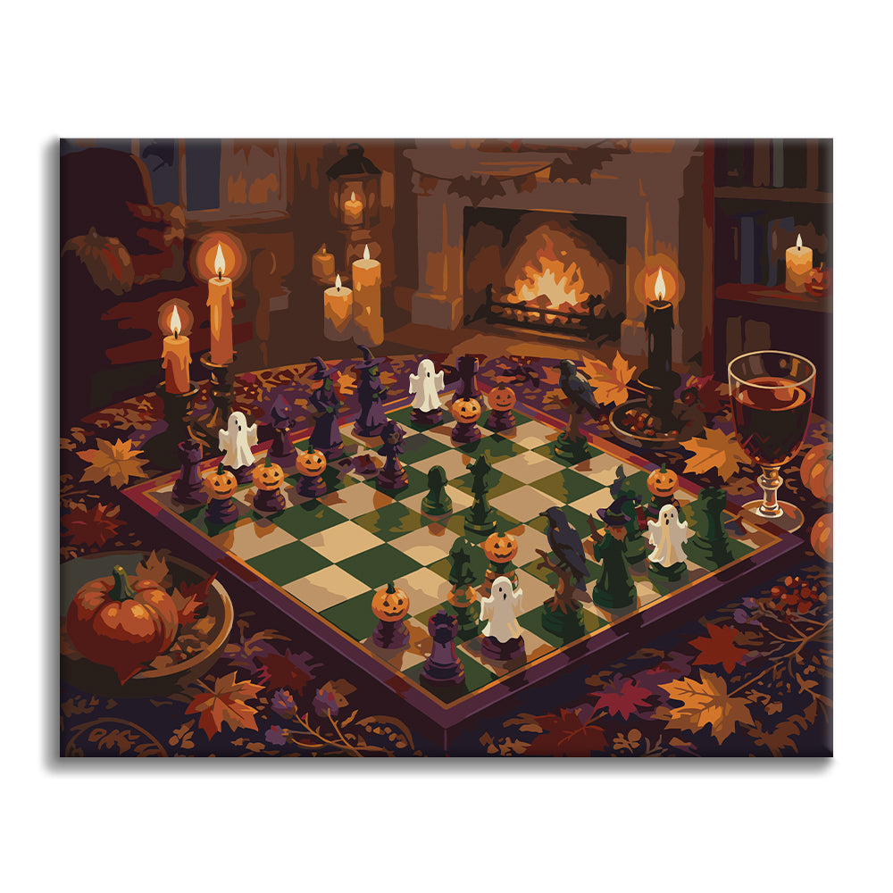 Candle Chess - Paint by Numbers