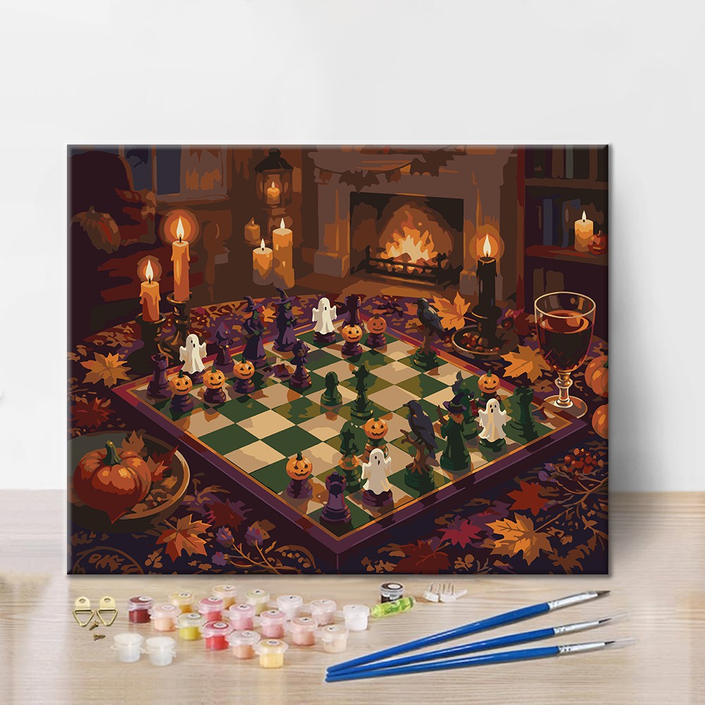 Candle Chess - Paint by Numbers