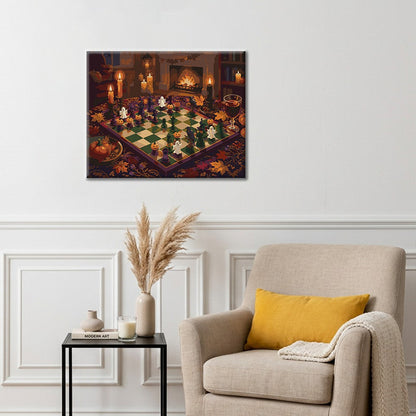 Candle Chess - Paint by Numbers