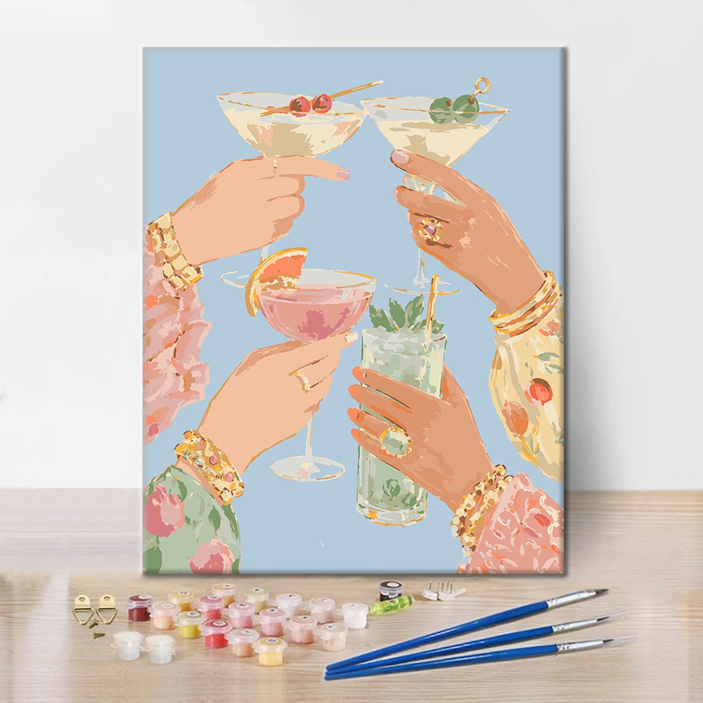 Cheers Together - Paint by Numbers