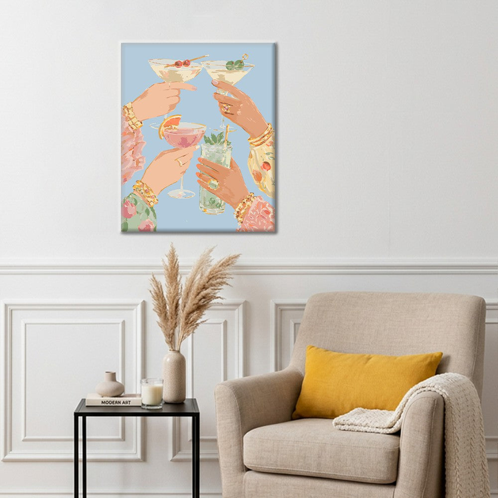 Cheers Together - Paint by Numbers