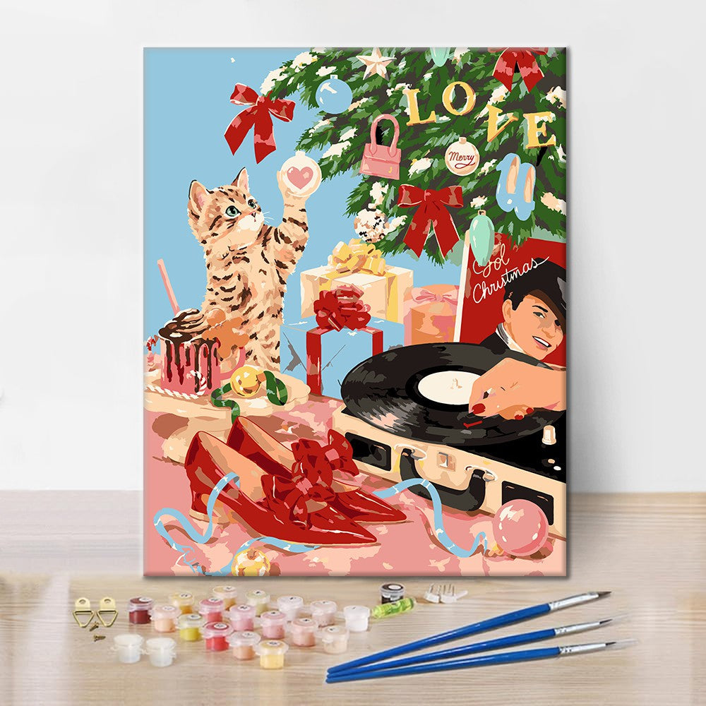 Christmas Glamour - Paint by Numbers