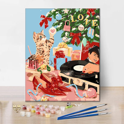 Christmas Glamour - Paint by Numbers