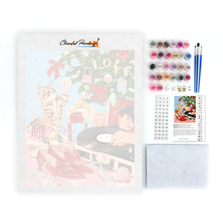 Christmas Glamour - Paint by Numbers