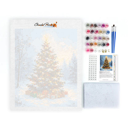 Christmas Tree Wonderland - Paint by Numbers