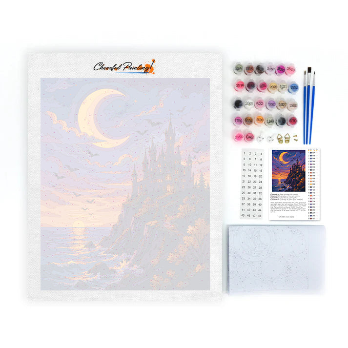 Cliff Castle - Paint by Numbers