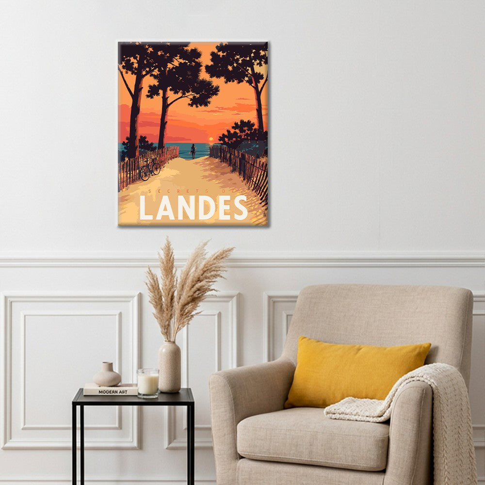 Coastal Sunse - Paint by Numbers