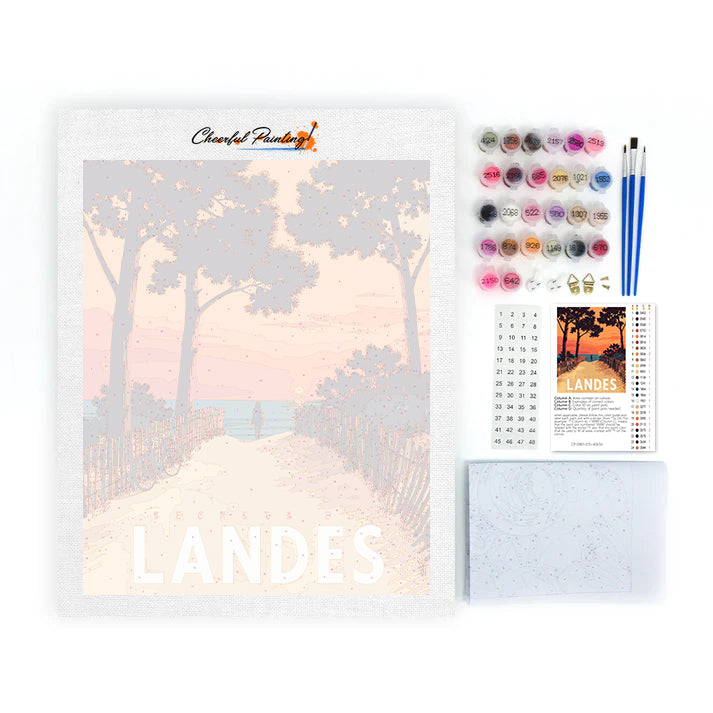 Coastal Sunse - Paint by Numbers