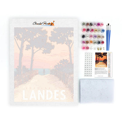 Coastal Sunse - Paint by Numbers