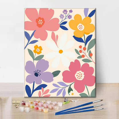 Colorful Bloom - Paint by Numbers