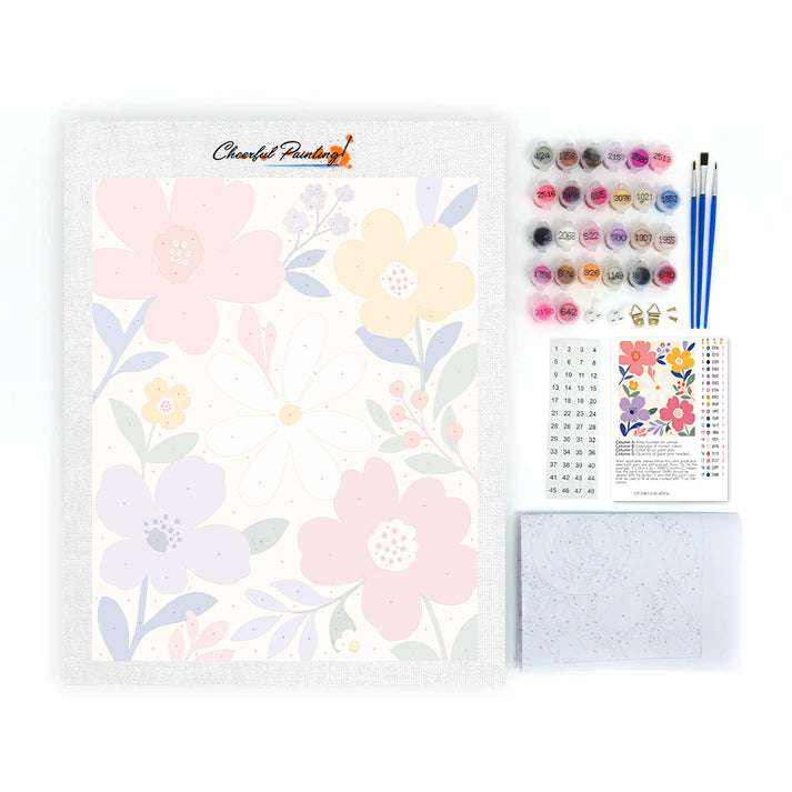 Colorful Bloom - Paint by Numbers
