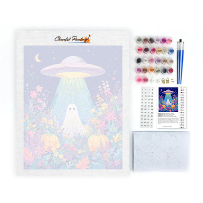 Cosmic Ghost Encounter - Paint by Numbers