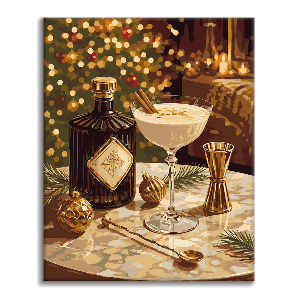 Elegant Christmas Evening - Paint by Numbers