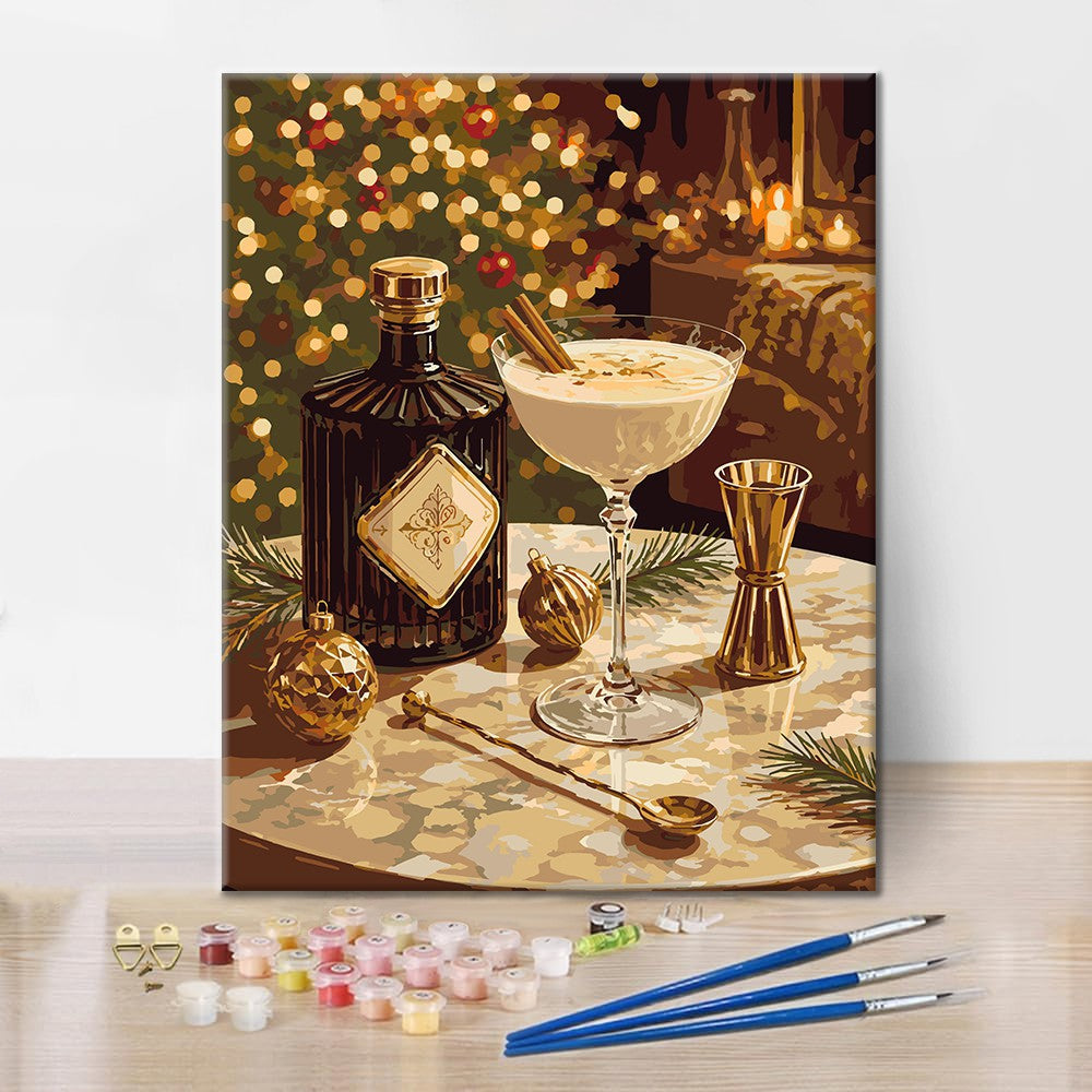 Elegant Christmas Evening - Paint by Numbers