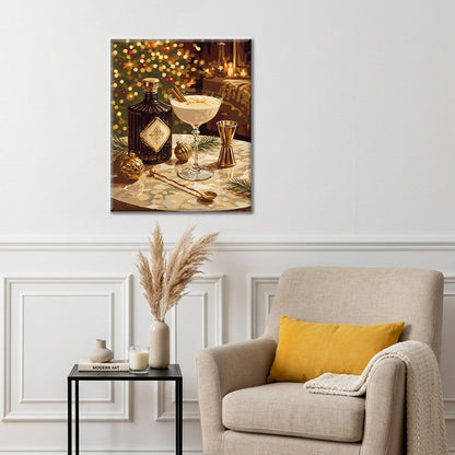 Elegant Christmas Evening - Paint by Numbers