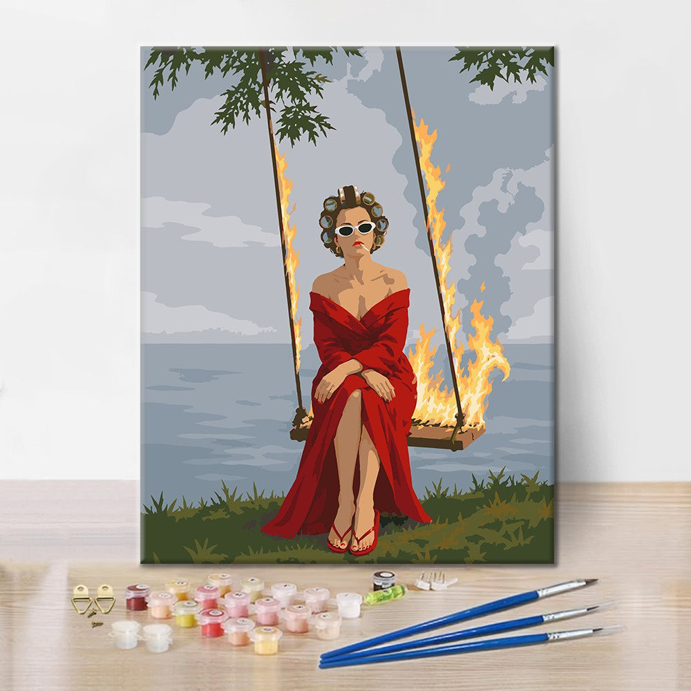 Ember Elegance - Paint by Numbers