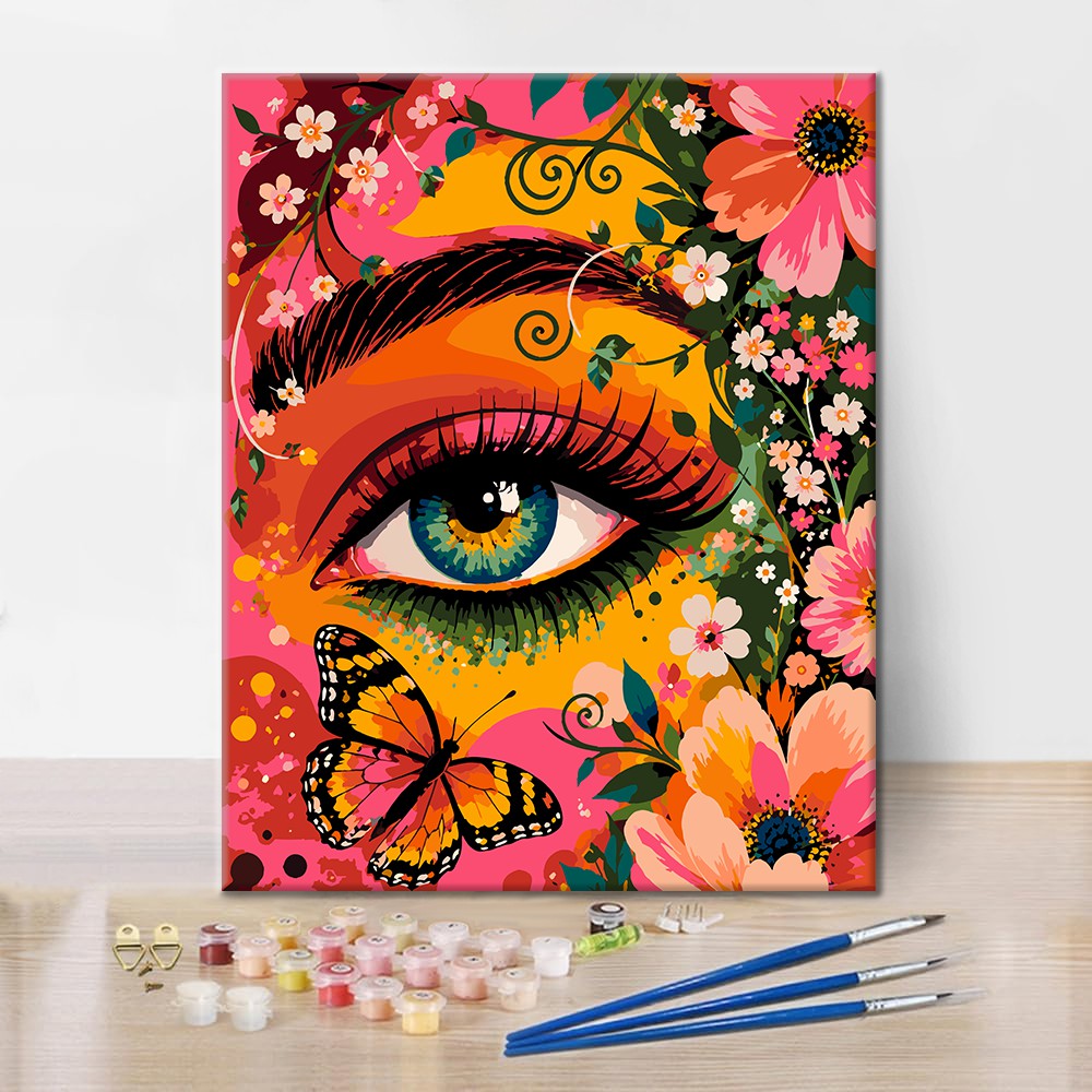 Eye of the Garden - Paint by Numbers
