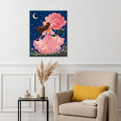 Fairy Rose Garden - Paint by Numbers