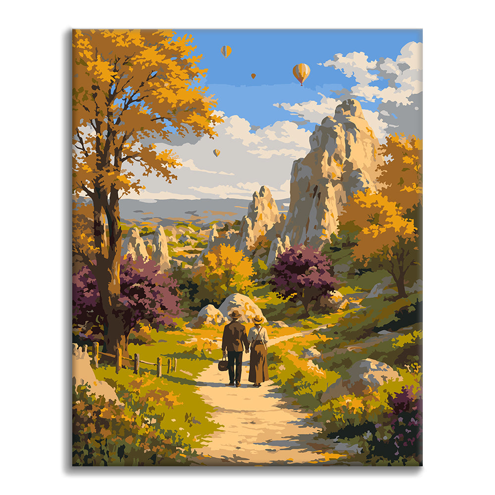 Floating Autumn - Paint by Numbers