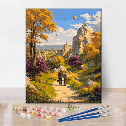 Floating Autumn - Paint by Numbers