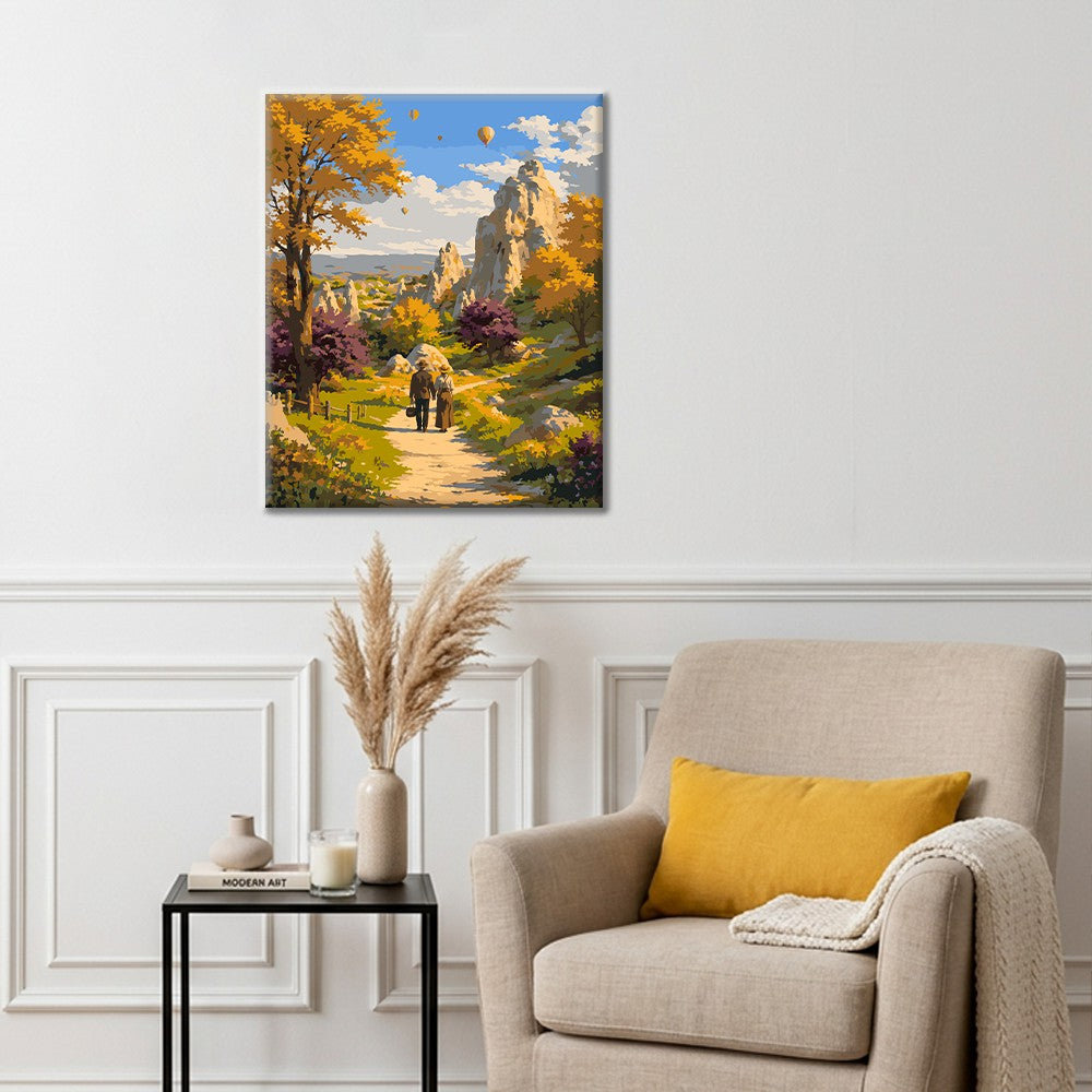 Floating Autumn - Paint by Numbers