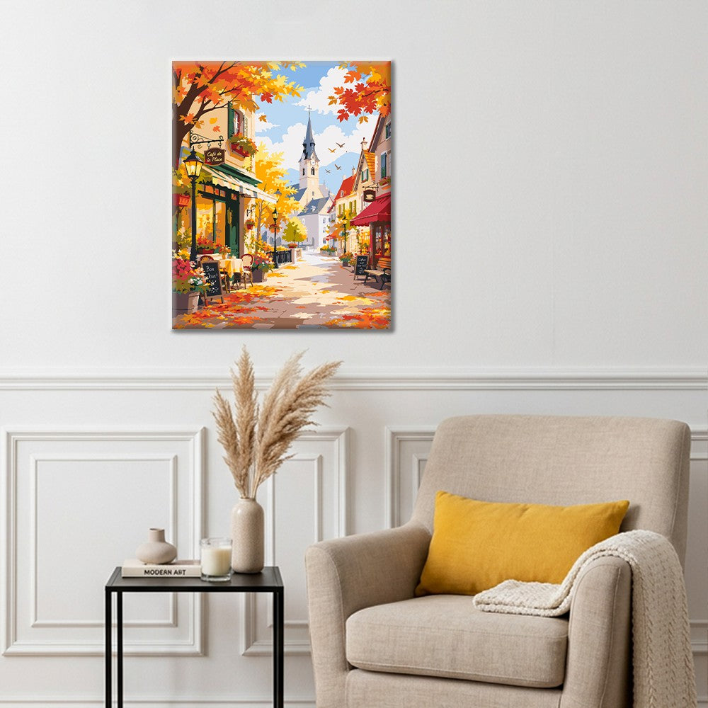 Floral Town - Paint by Numbers