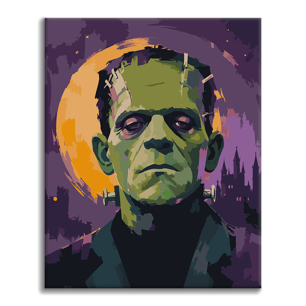 Frankenstein Castle - Paint by Numbers