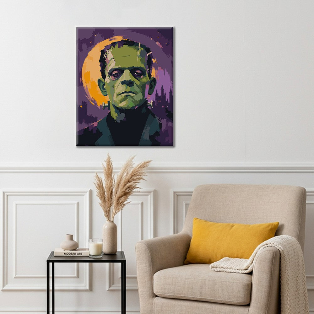 Frankenstein Castle - Paint by Numbers