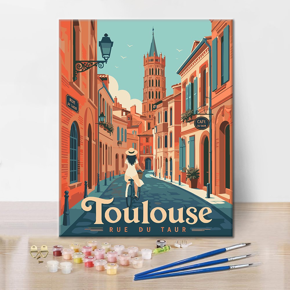 French Escape - Paint by Numbers