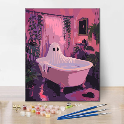 Ghostly Relaxation - Paint by Numbers