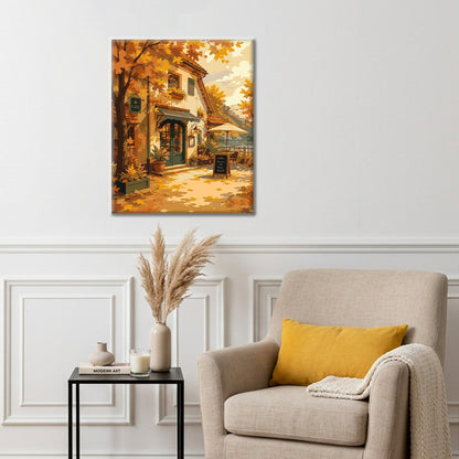 Golden Cafe - Paint by Numbers