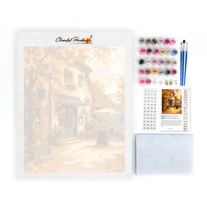 Golden Cafe - Paint by Numbers