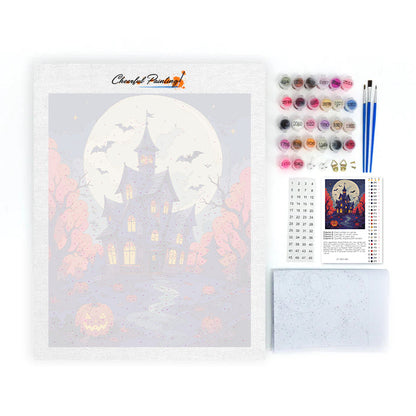Haunted Manor - Paint by Numbers
