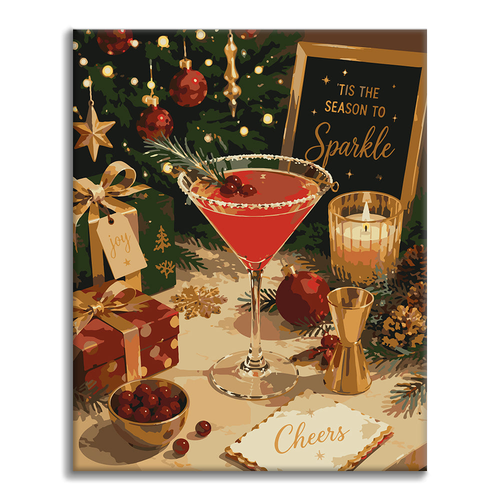 Holiday Sparkle - Paint by Numbers
