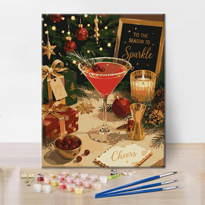 Holiday Sparkle - Paint by Numbers