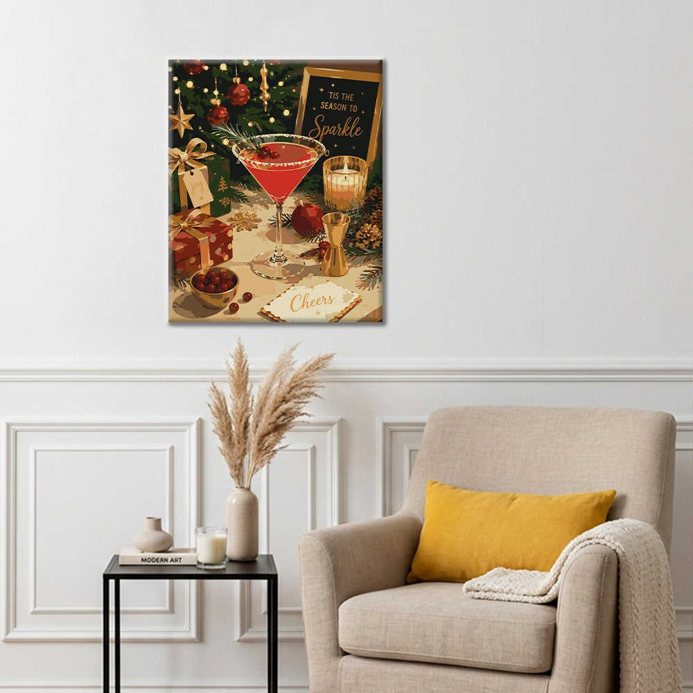 Holiday Sparkle - Paint by Numbers