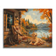 Lakeside Cabin - Paint by Numbers