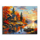 Lakeside Canoe - Paint by Numbers